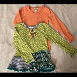 MATILDA JANE LOT OF 2 GIRLS TOPS